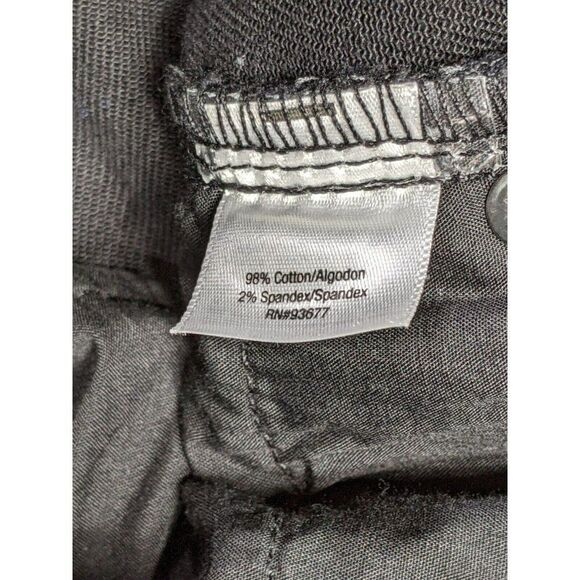 A.N.A. A New Approach Womens Size 12 Pockets Straight Leg Black Denim Jeans - Picture 6 of 11